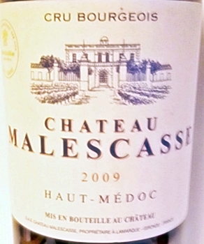 シャトー・マレスカス2009_2